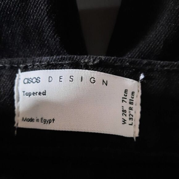 Asos‎ Jeans Mens 28 31 Classic Core Tapered - Picture 7 of 7